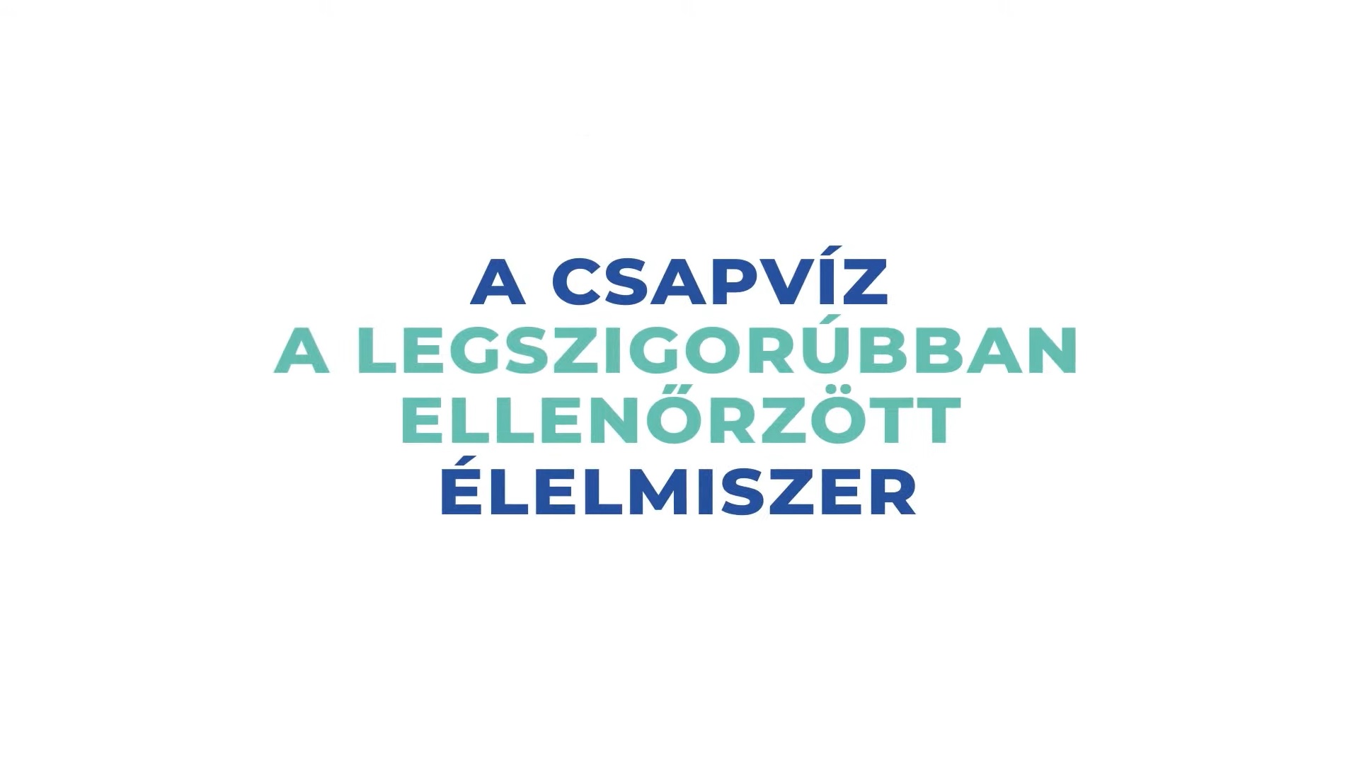 Egy csepp csapvíz